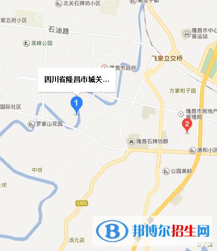 隆昌县城关职业中学地址在哪里