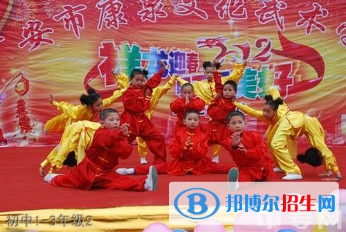 广安康泉文化武术学校2020年报名条件、招生对象