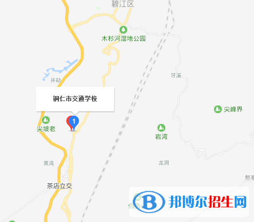 铜仁交通学校地图