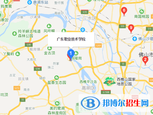 广东职业技术学院五年制大专地址在哪里