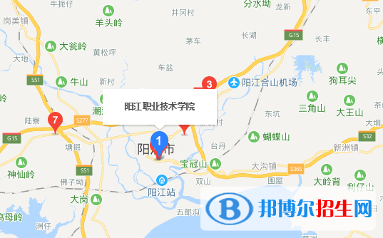 阳江职业技术学院五年制大专地址在哪里