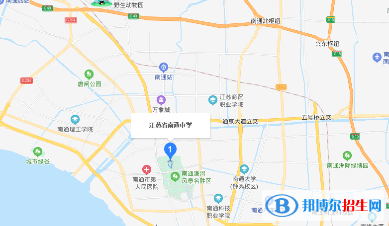 江苏南通中学地址在哪里