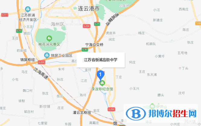 板浦镇地图图片