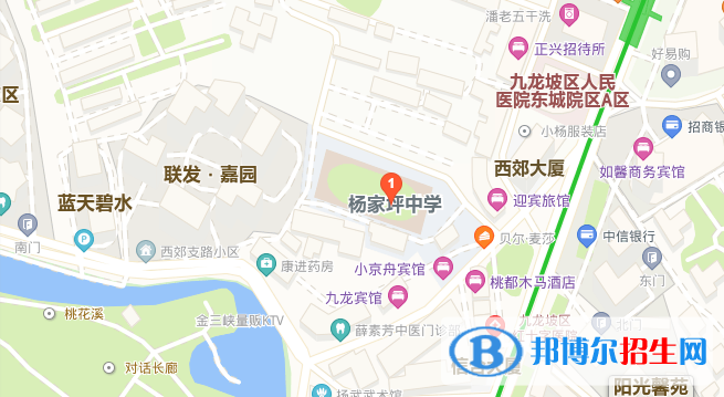 重庆杨家坪中学地址在哪里