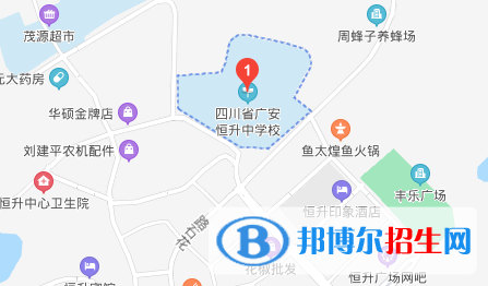 四川广安恒升中学地址在哪里