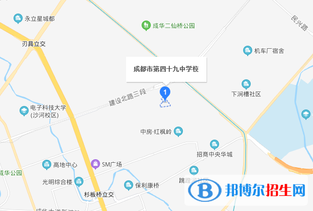 成都第四十九中学校地址在哪里