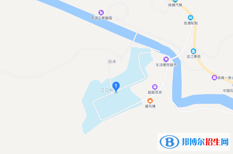 重庆云阳江口中学地址在哪里