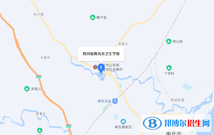 四川省南充卫生学校2022年地址在哪里