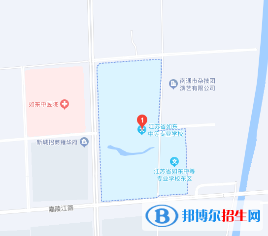 江苏省如东中等专业学校2023年地址在哪里