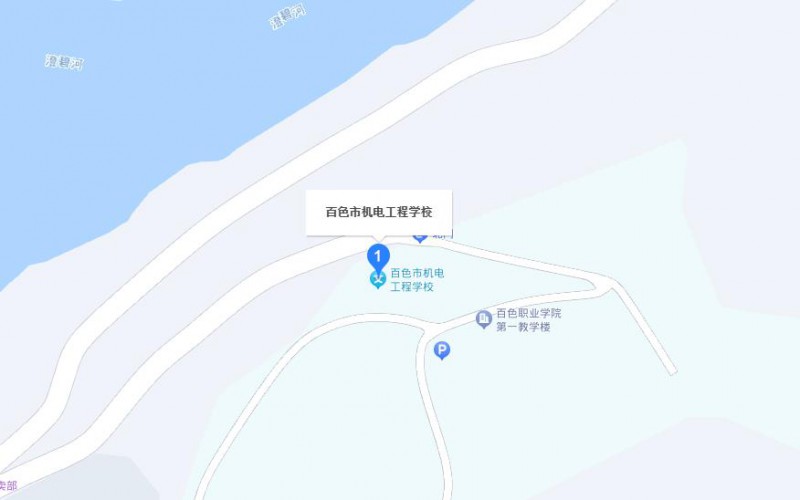 百色市机电工程学校地址，乘车路线