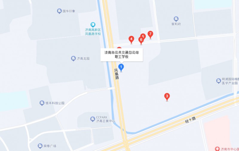 济南市公共交通职业高级中学地址，乘车路线