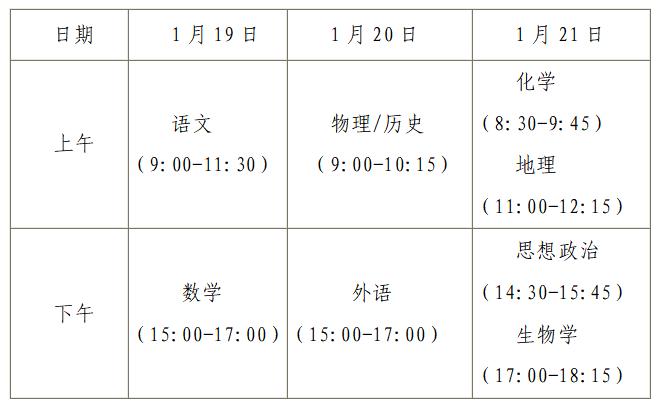 2024年黑龙江新高考适应性演练考试时间，什么时候开考？