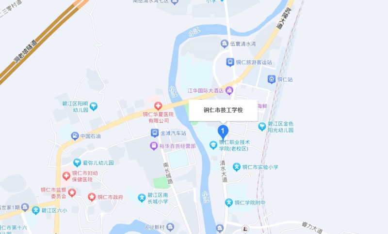 铜仁市技工学校地址，乘车路线