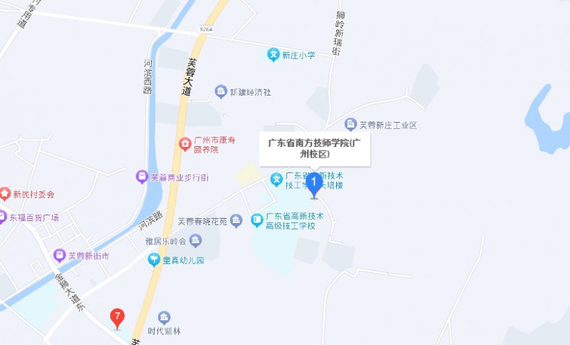 广东省南方技师学院地址，乘车路线