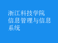 信息管理与信息系统