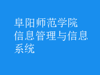 信息管理与信息系统