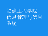 信息管理与信息系统