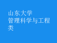 管理科学与工程类