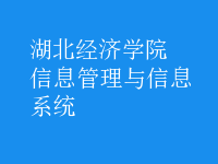 信息管理与信息系统