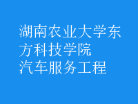 汽车服务工程