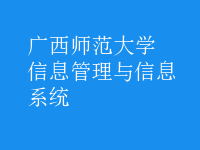 信息管理与信息系统