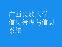 信息管理与信息系统