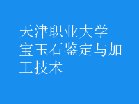 宝玉石鉴定与加工技术