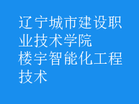 楼宇智能化工程技术