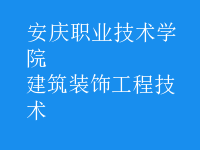 建筑装饰工程技术