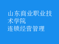 连锁经营管理