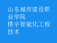 楼宇智能化工程技术