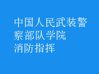 消防指挥