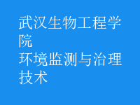 环境监测与治理技术