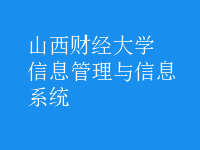 信息管理与信息系统