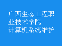 计算机系统维护