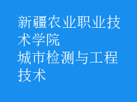 城市检测与工程技术