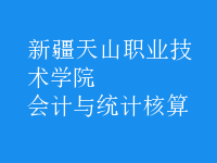 会计与统计核算