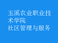 社区管理与服务