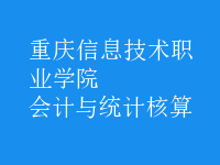 会计与统计核算