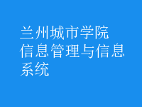 信息管理与信息系统