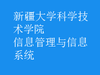 信息管理与信息系统