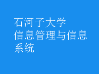 信息管理与信息系统