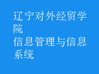 信息管理与信息系统