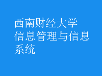 信息管理与信息系统