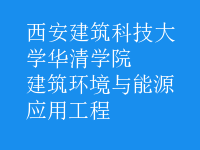 建筑环境与能源应用工程