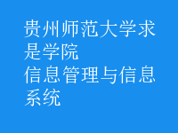 信息管理与信息系统